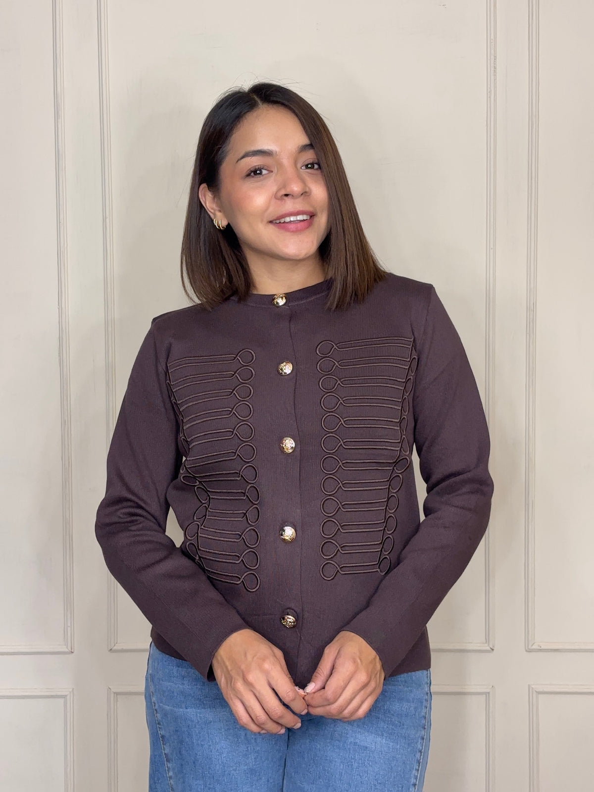 Suéter Eugenia · Estilo Napoleón