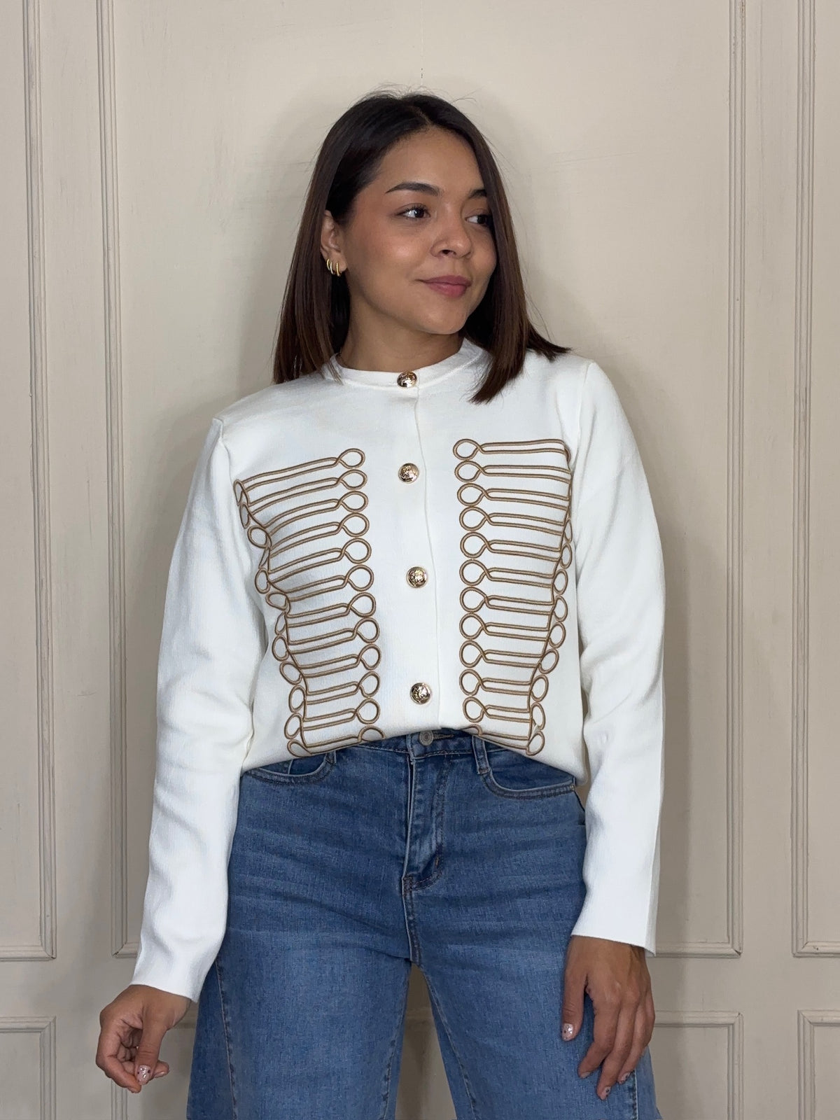 Suéter Eugenia · Estilo Napoleón