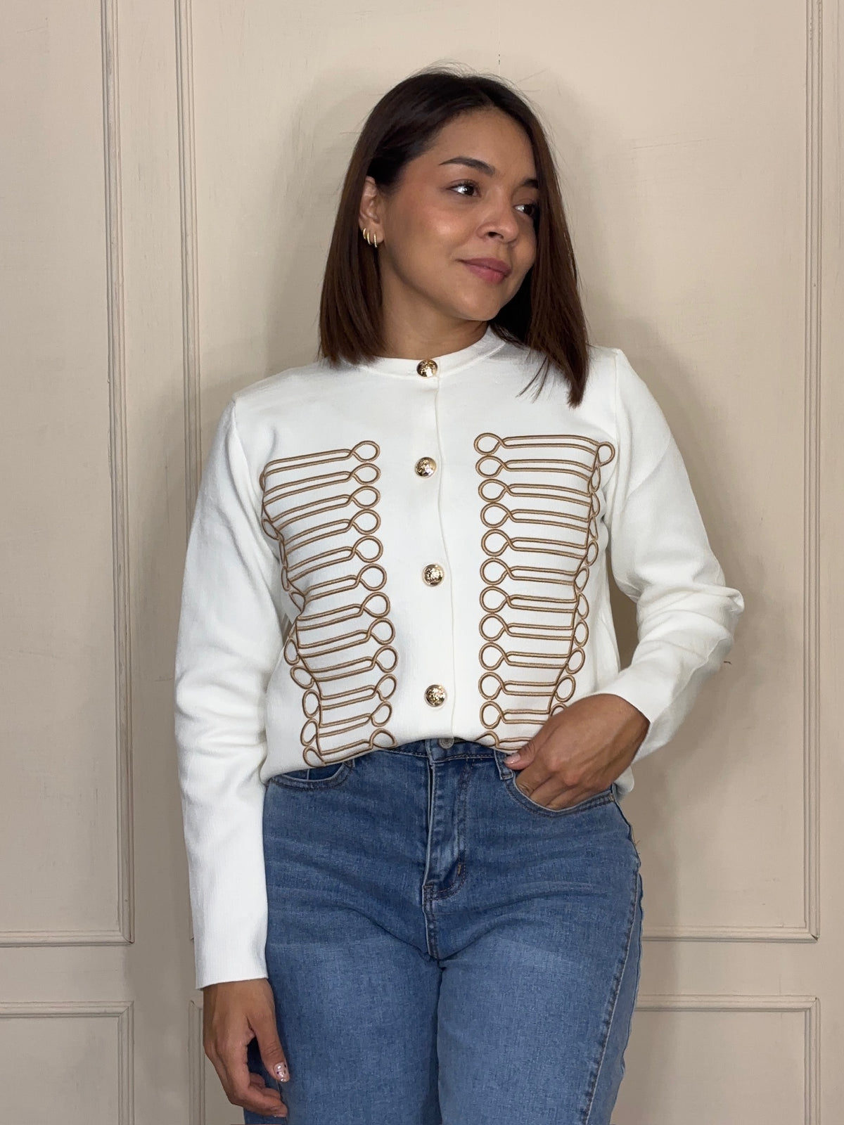 Suéter Eugenia · Estilo Napoleón