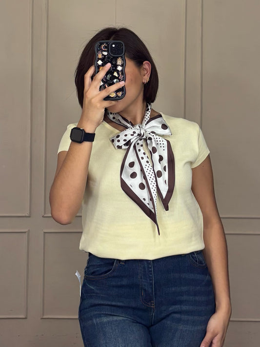 Playera Básica con Paliacate Incluido