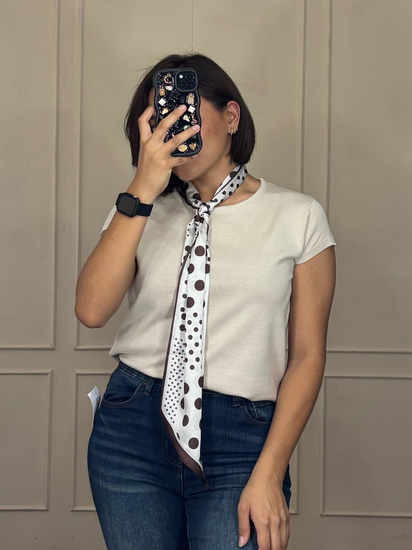 Playera Básica con Pañoleta Incluido
