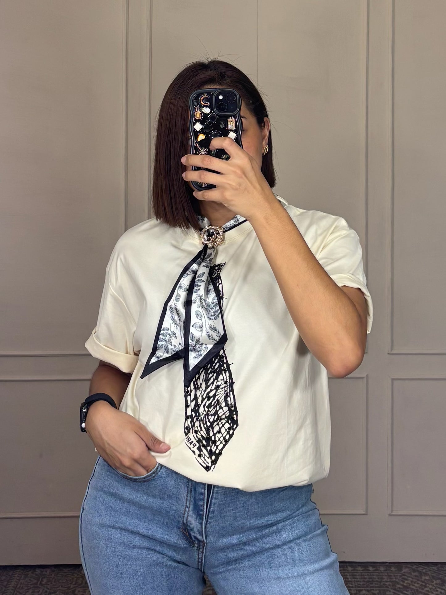 Blusa paris basica pañoleta