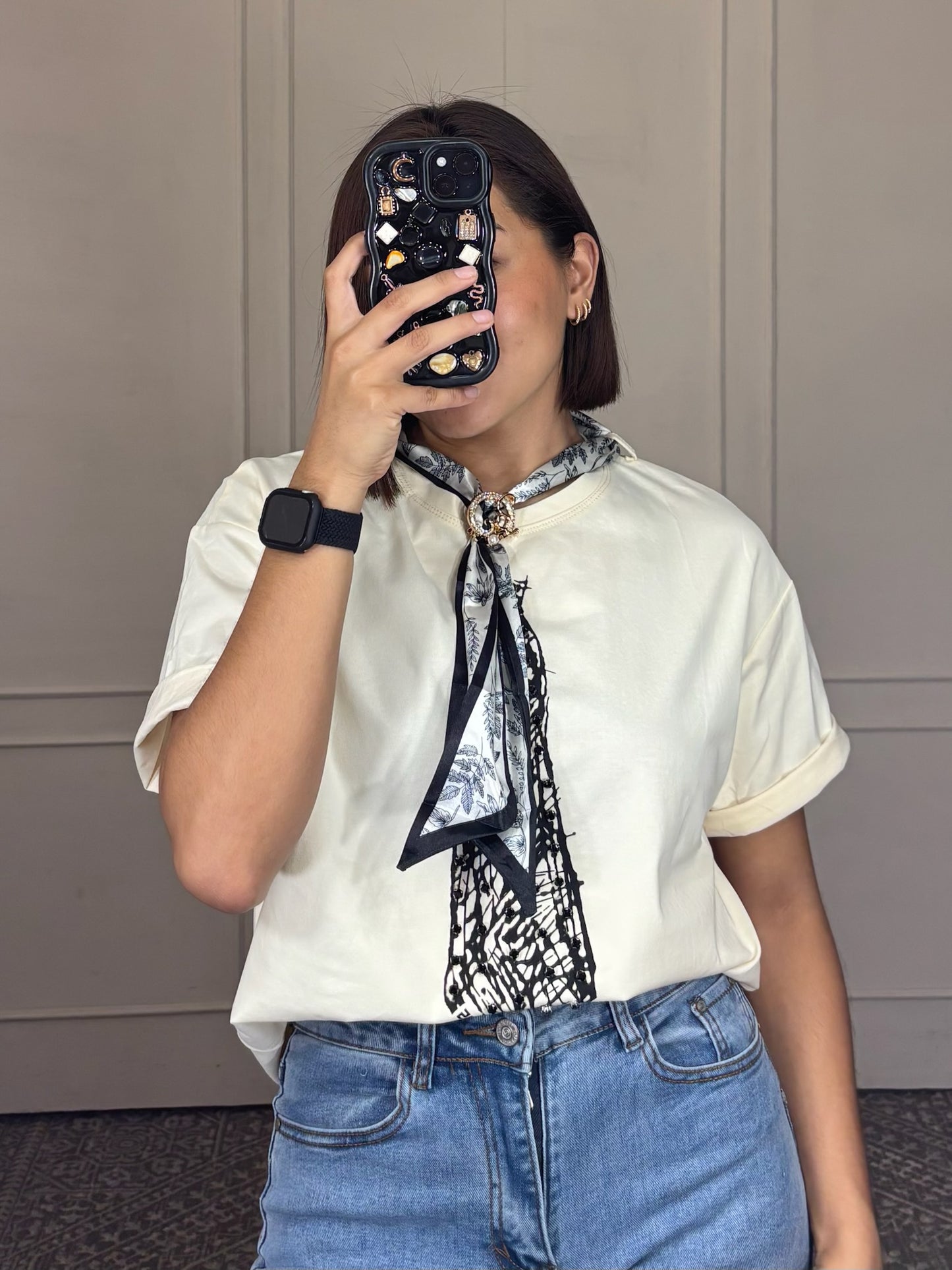 Blusa paris basica pañoleta