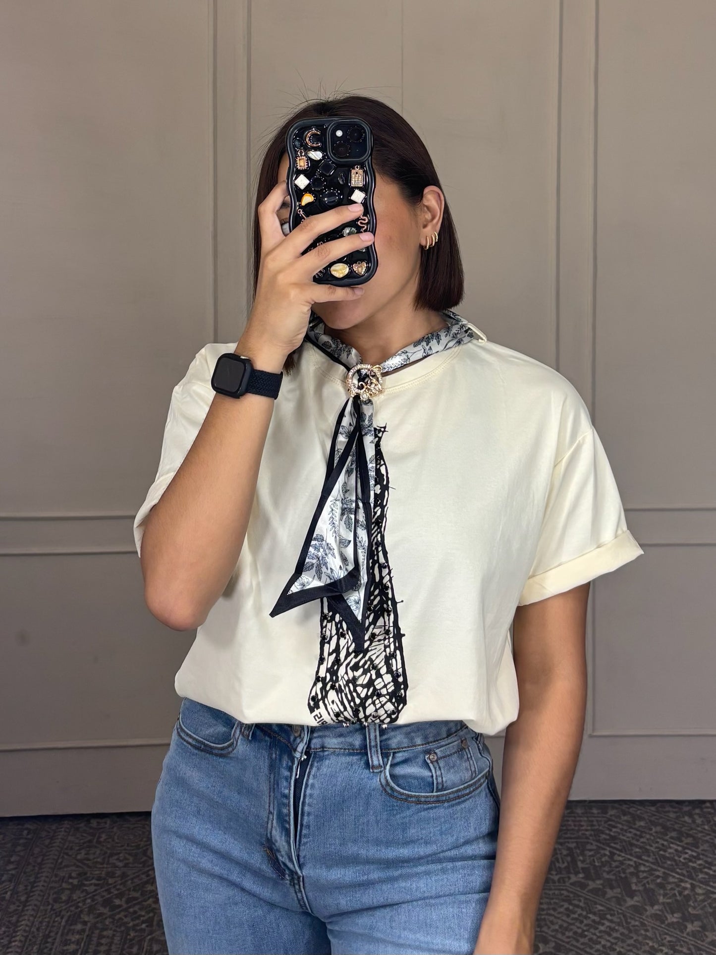 Blusa paris basica pañoleta