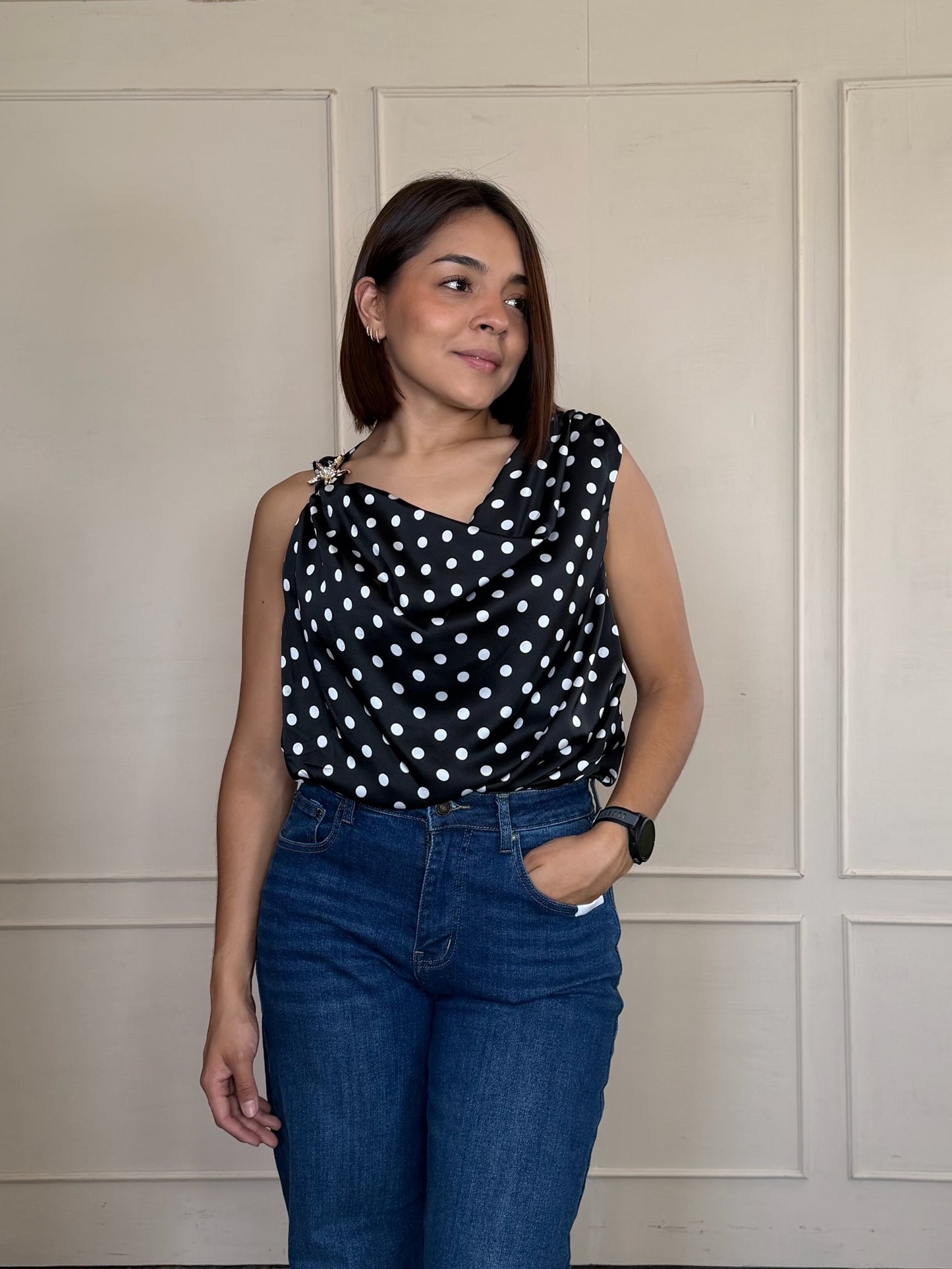 Body polka dots con aplicacion