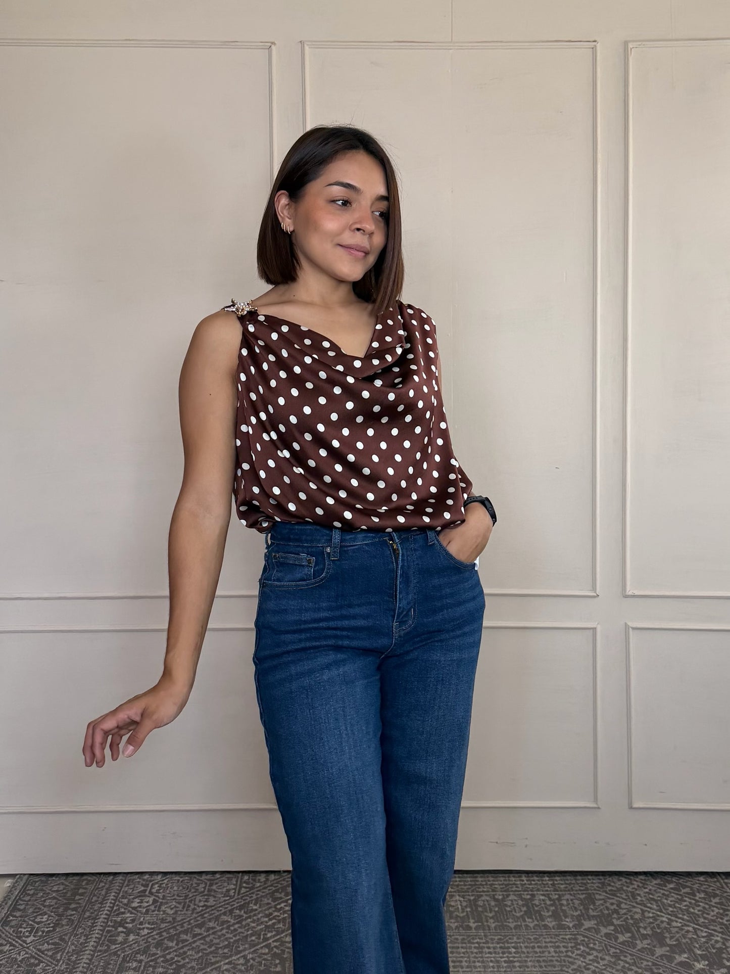 Body polka dots con aplicacion