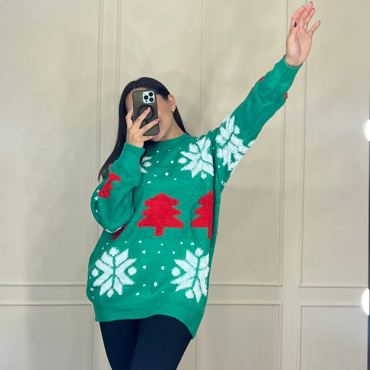 Sueter navideño pinito