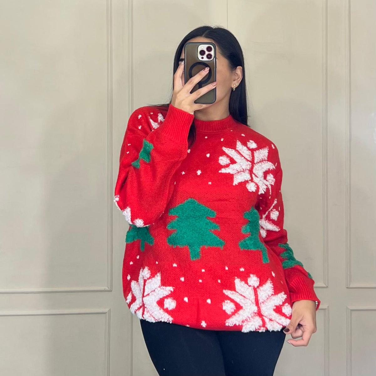 Sueter navideño pinito