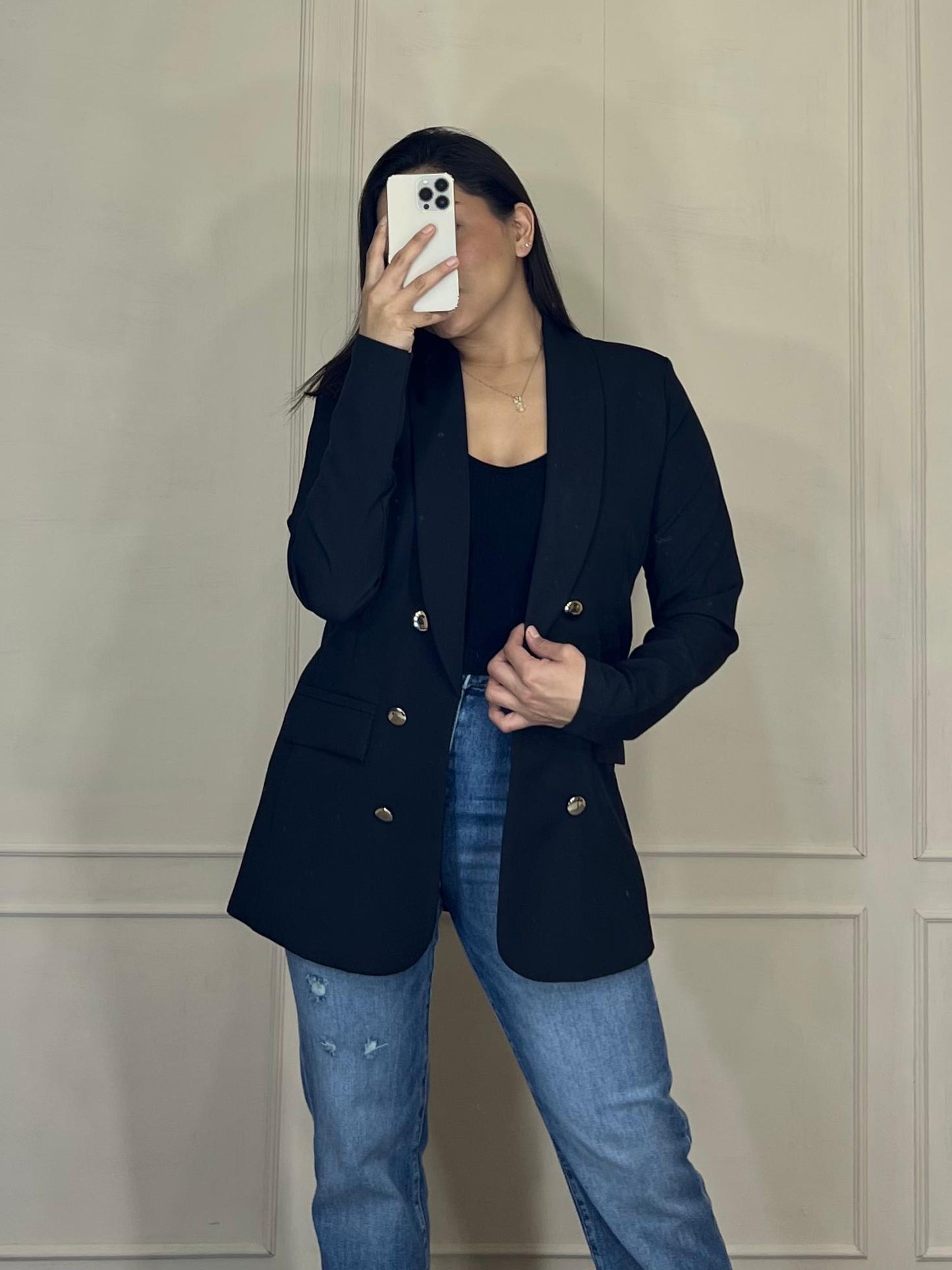 Blazer botones dorados