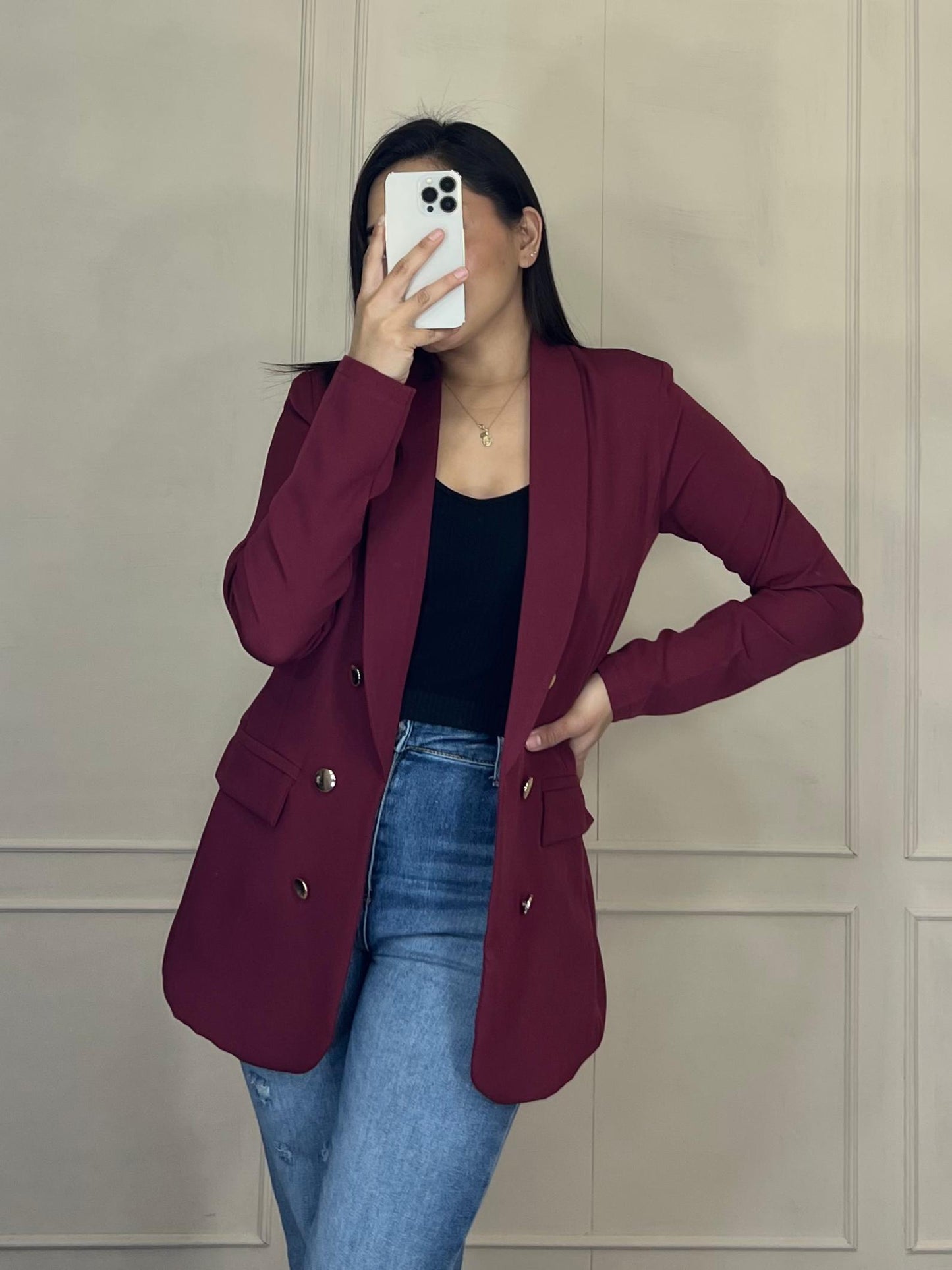Blazer botones dorados