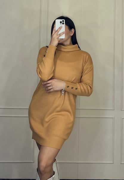 Bluson/Vestido cuello tortuga