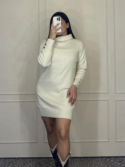 Bluson/Vestido cuello tortuga