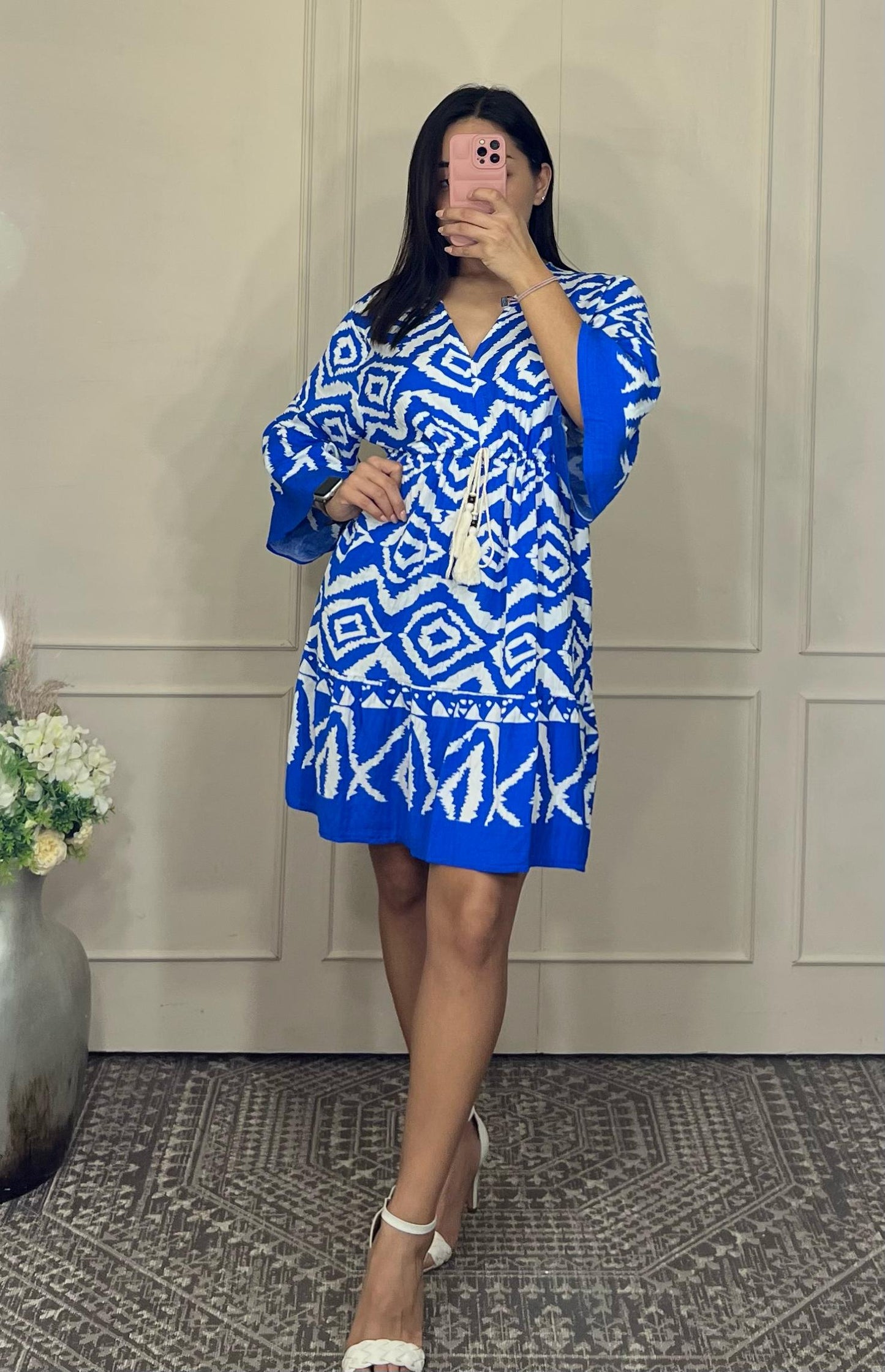 Vestido estampado verano
