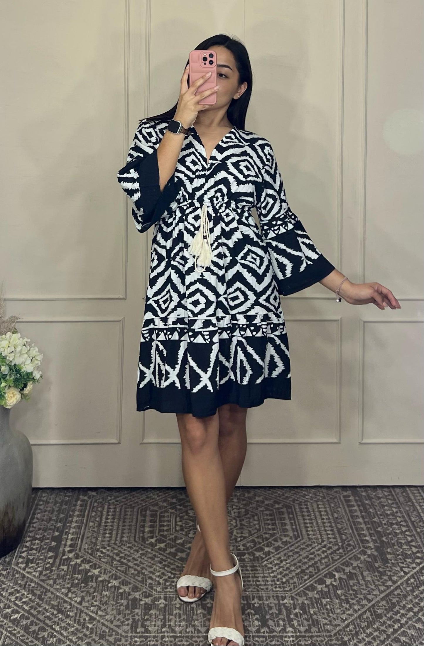 Vestido estampado verano
