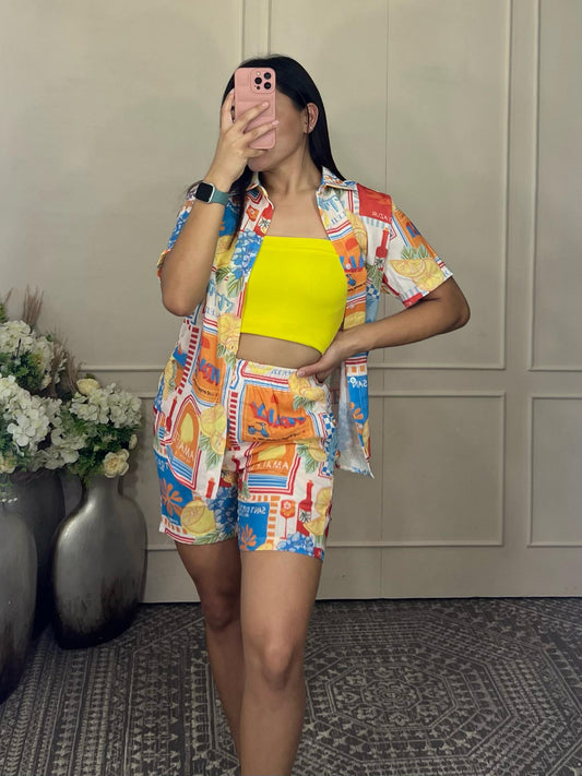 Conjunto multicolor verano