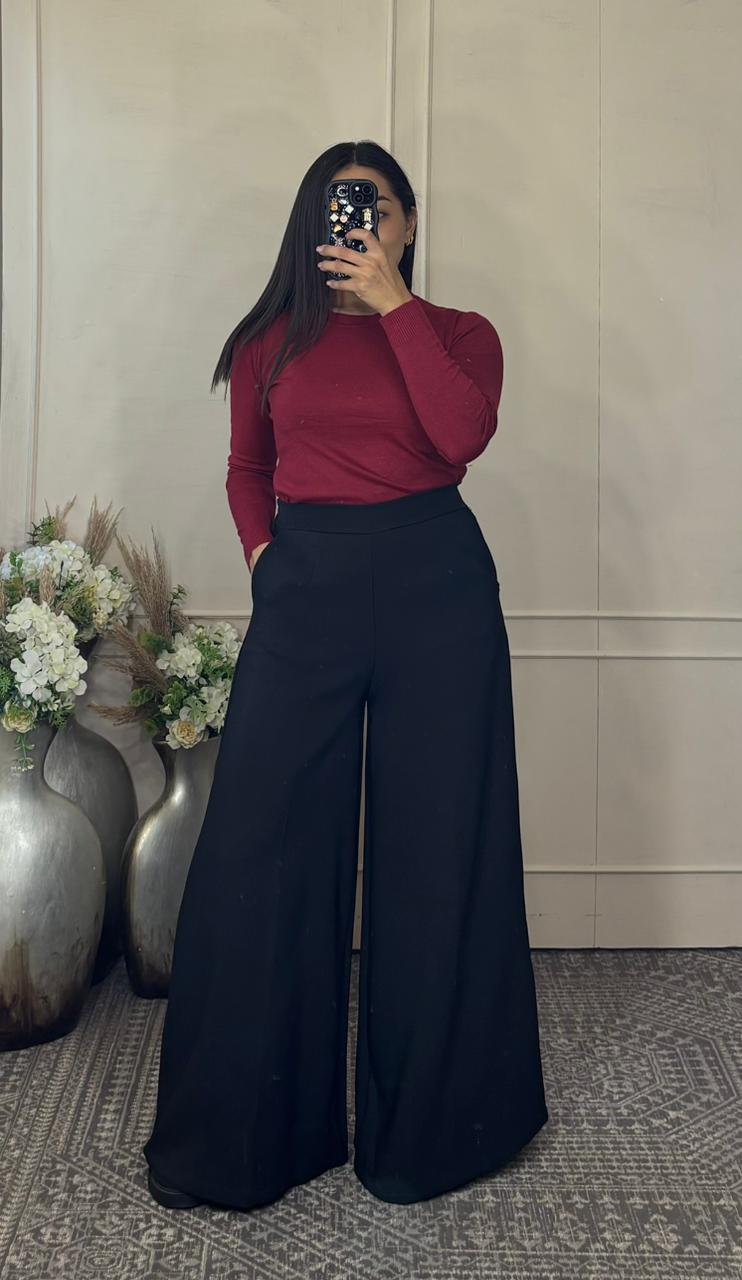 Pantalon vestir corte A unitalla