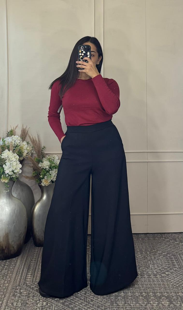 Pantalon vestir corte A unitalla