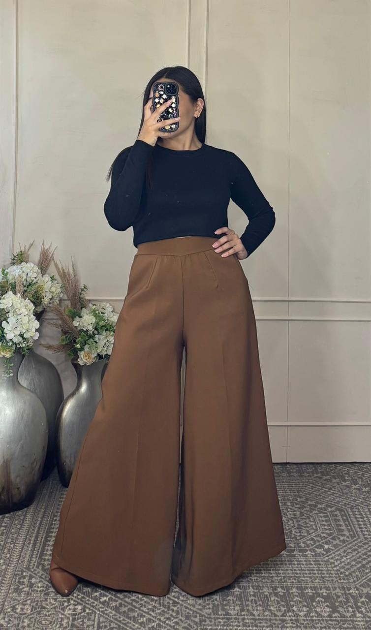 Pantalon vestir corte A unitalla