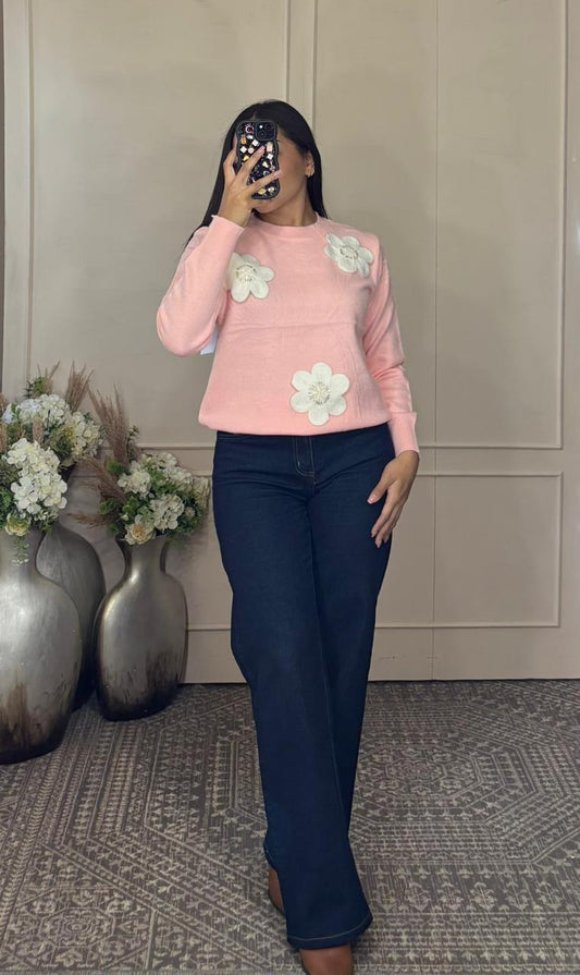 Sueter flores unitalla