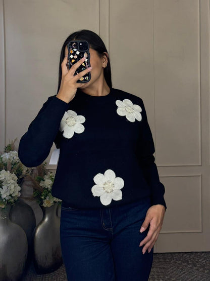 Sueter flores unitalla