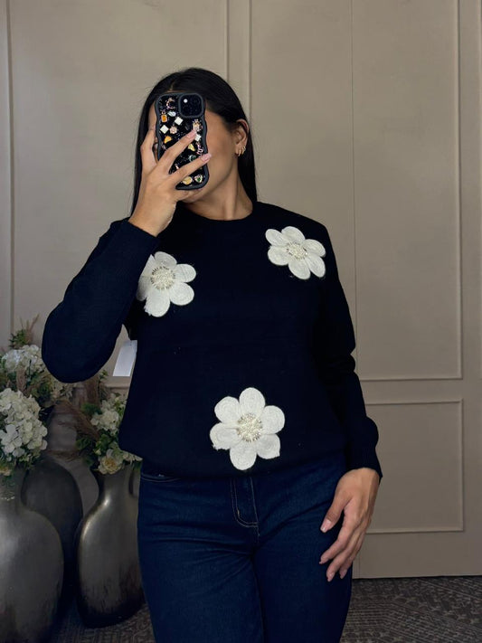 Sueter flores unitalla