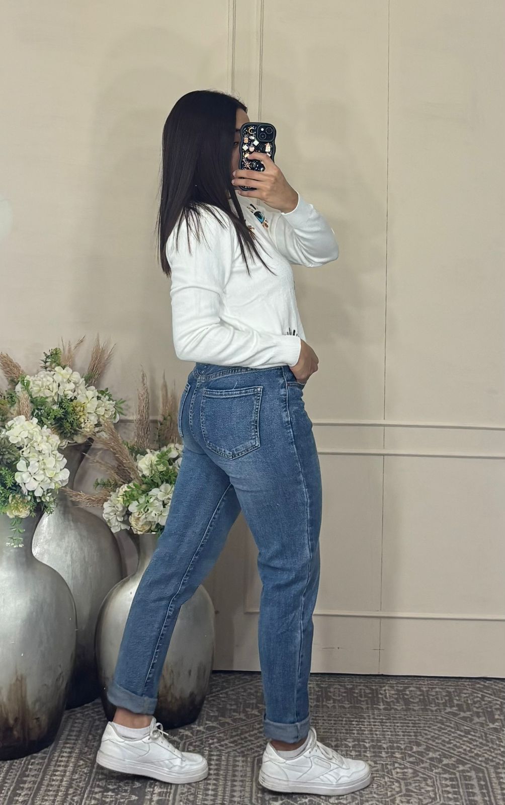 Pantalon Mom Jean JS