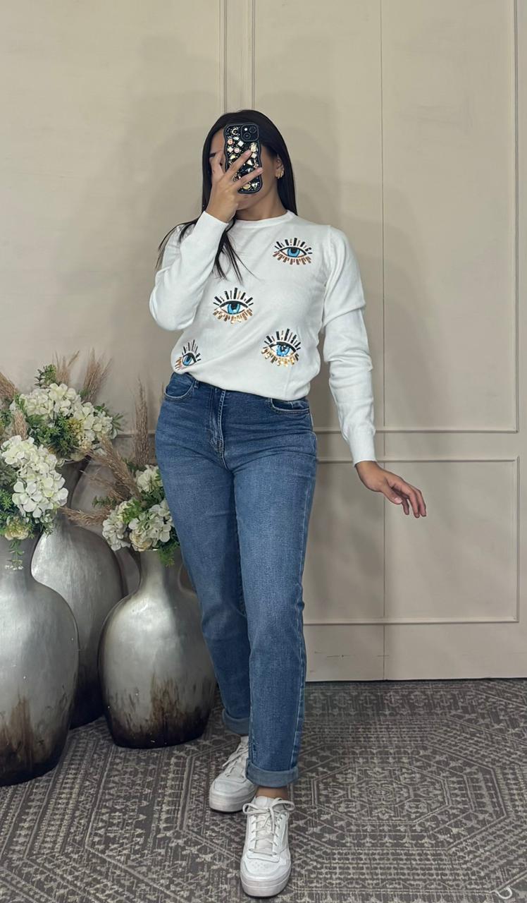 Pantalon Mom Jean JS