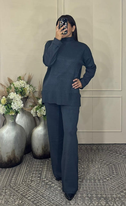 Conjunto basico cuello liso