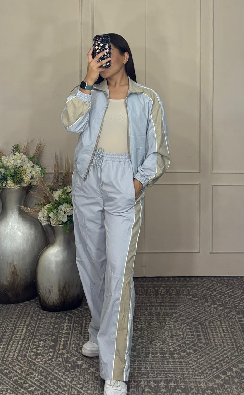 Conjunto impermeable deportivo ziper