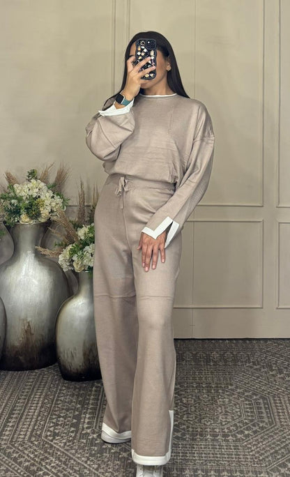 Conjunto manga larga linea blusa y pantalon