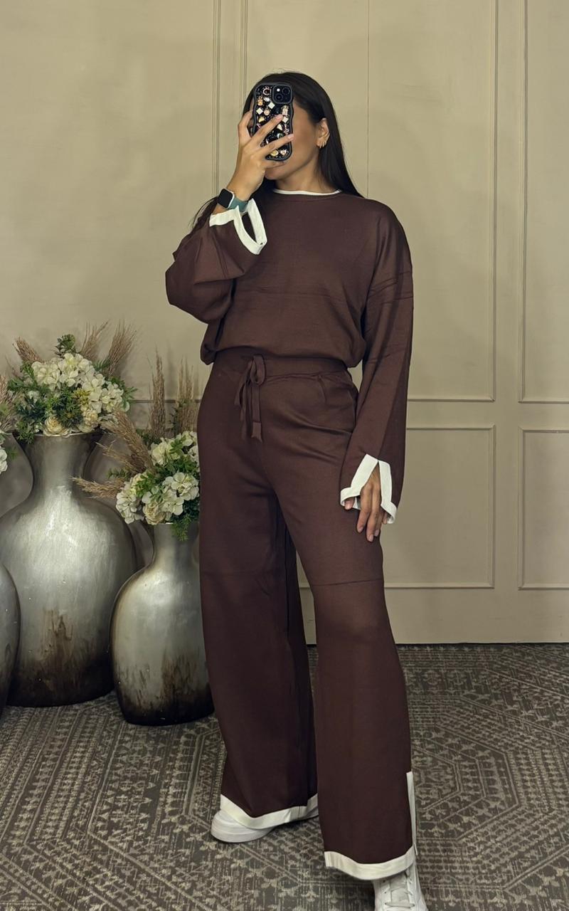 Conjunto manga larga linea blusa y pantalon