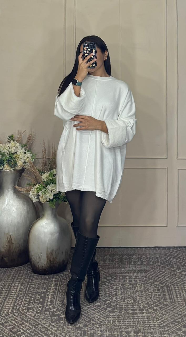 Bluson oversize puño peluche