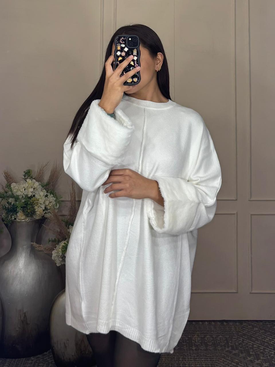 Bluson oversize puño peluche