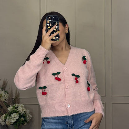 Sueter aplicacion de cherry