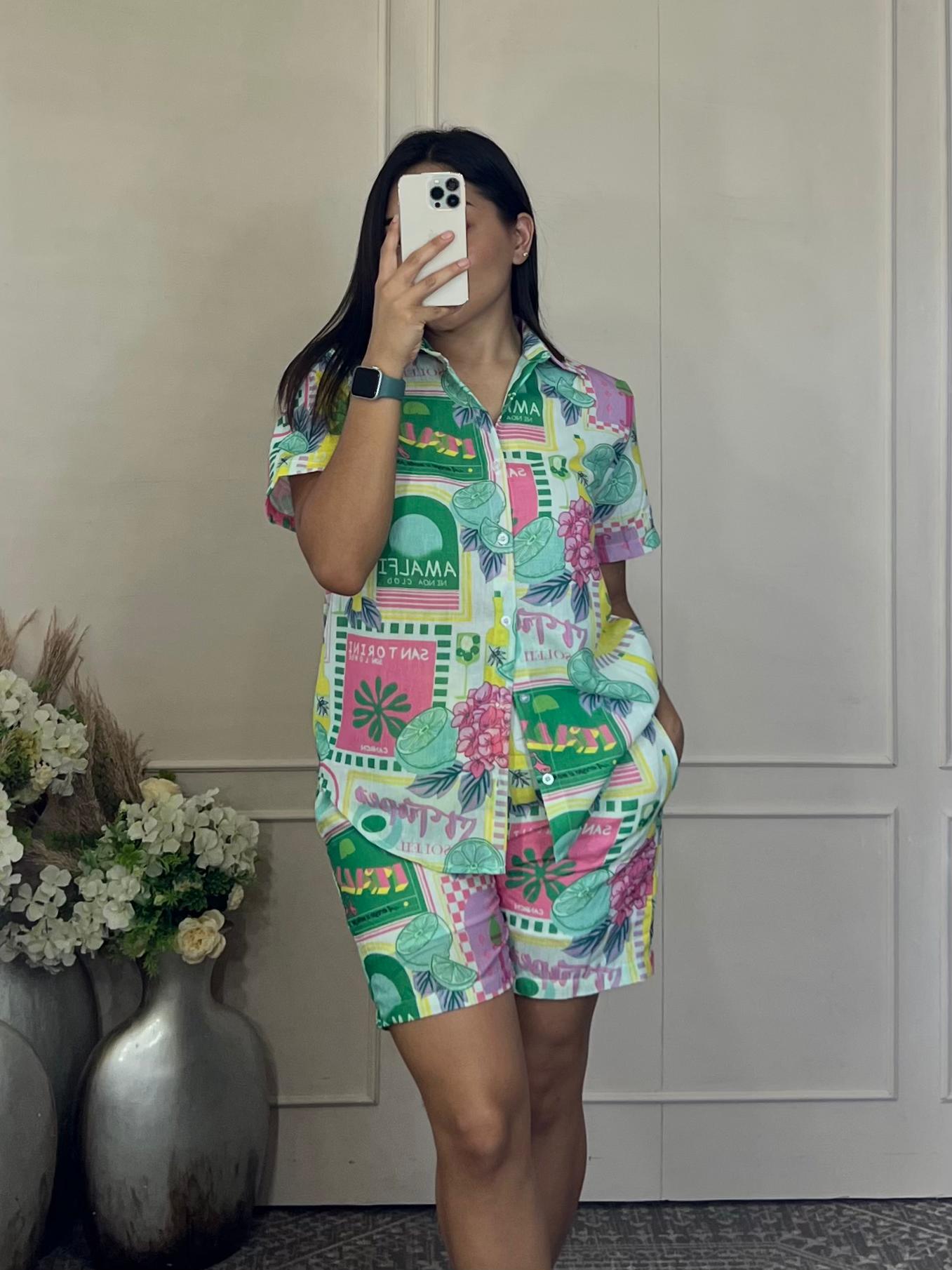 Conjunto multicolor verano