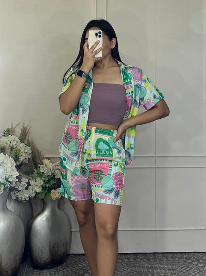 Conjunto multicolor verano