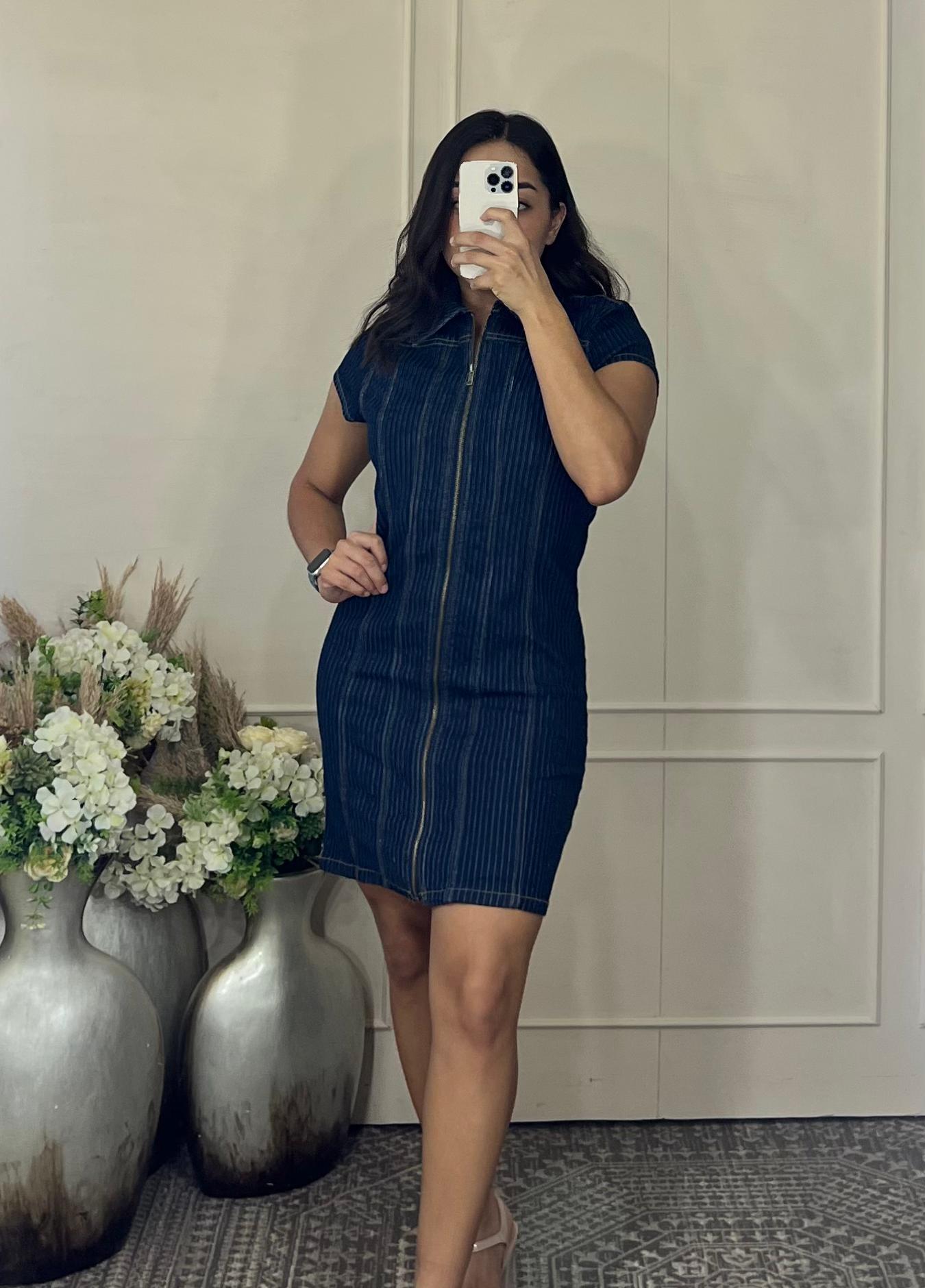 Vestido de mezclilla corto