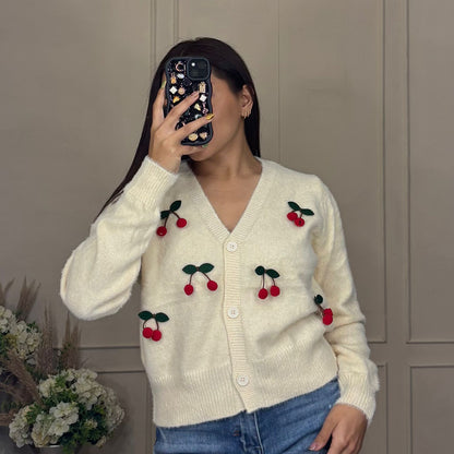 Sueter aplicacion de cherry