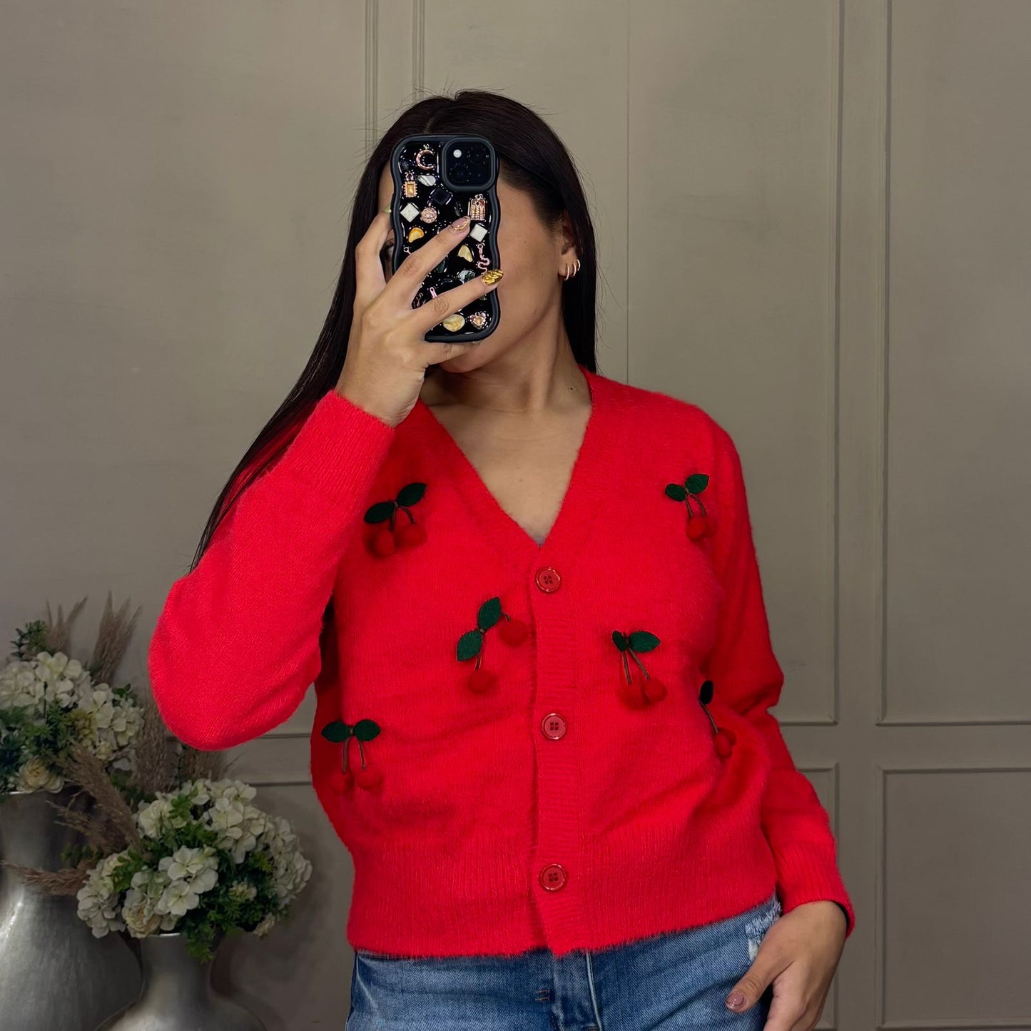 Sueter aplicacion de cherry