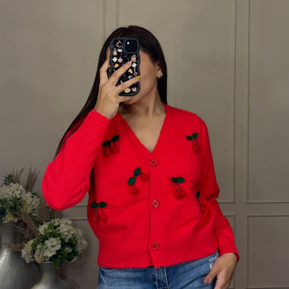 Sueter aplicacion de cherry