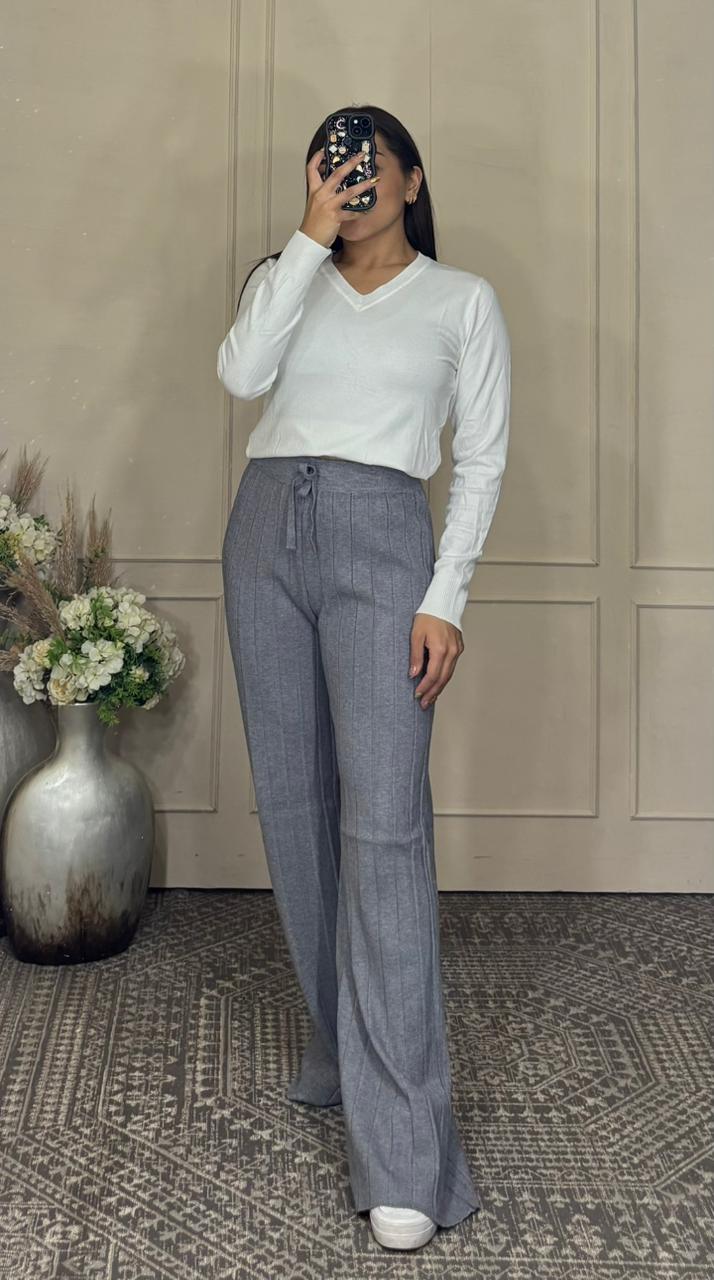 Pantalón punto rayas unítalla