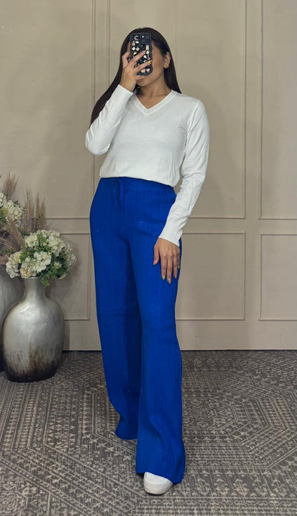 Pantalón punto rayas unítalla